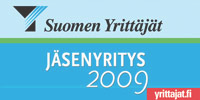 Suomen yrittäjät jäsenyritys 2009 -logo
